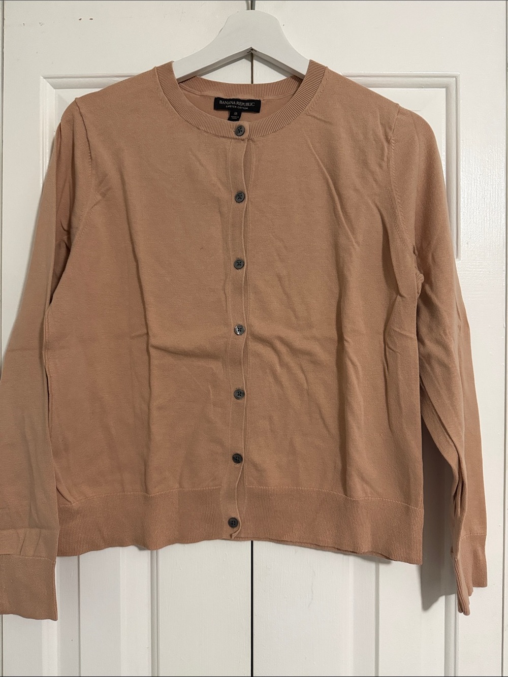 Banana Republic Women's Button-Front Cardigan - Blush Tan